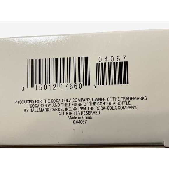 Coca-Cola Santa  Refreshing Gift Hallmark Keepsake Ornament 1995 - Picture 3 of 16
